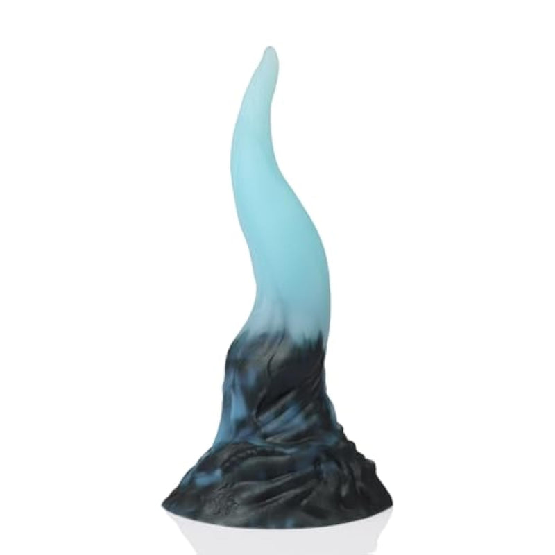8.1" Qalu Mermaid Luminous Realistic Fantasy Monster Dildo With Friction Wave Points With Strong Suction Cup For G-Spot Prostate Vagina Sex Adult Toys For Men Women And Couple