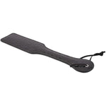 2025 Black Sm Uneven Spanking Paddle For Adults Cosplay, 12.6In Faux Leather Sexual Paddles For Bdsm Sex Toys