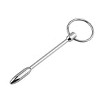 Metal Smooth Urethral Sounds Catheter Plug Stainless Steel Urethral Masturbation Rod With Penis Cock Rings
