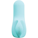 Nea Vibrator Adult Sex Toy, Rechargeable Submersible 10 Function Bullet Finger Vibe, Smooth Ribbed Body Easy Grip For Women (Tease Me Turquoise)