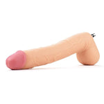 Sex Machine Thrusting Machine Dildo Quick Air Interface Lock Realistic Dildo Attachment For Machine, Premium Silicone Dildo Accessories With Stainless Steel Metal Interface For Women(29X4.6Cm)