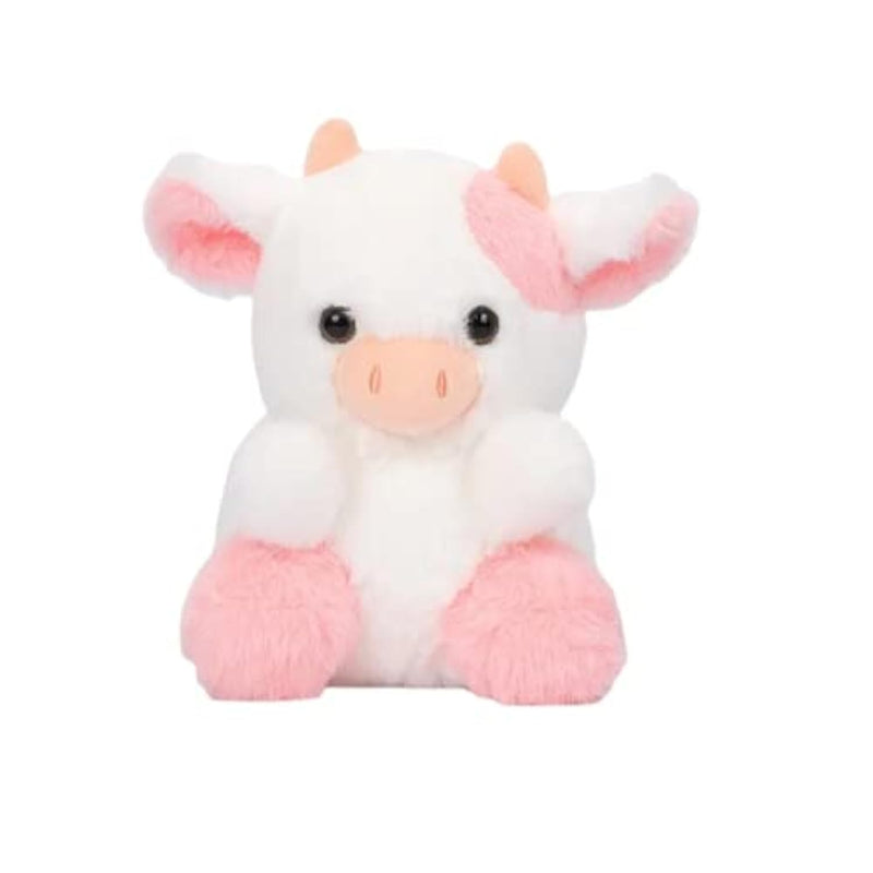 Cow Plush Toy, Plush Pillow Cow Toy, Palm Cows Plush Stuffed Animal Toy, Cartoon Cute Pink Cow Plush Toy, 7.8 Inches High