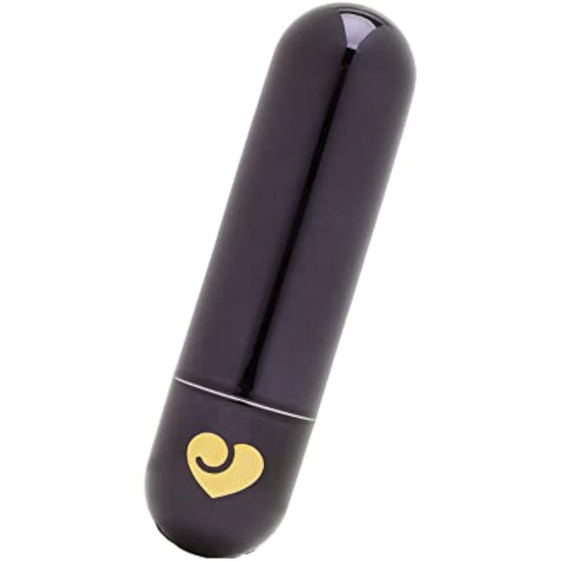 Bullet Vibrator For Her – Mini Vibrator For Clitoral Stimulation - Rechargeable Vibrating Bullet With 10 Vibration Modes – Waterproof Nipple Stimulator – Couples Sex Toy - Black