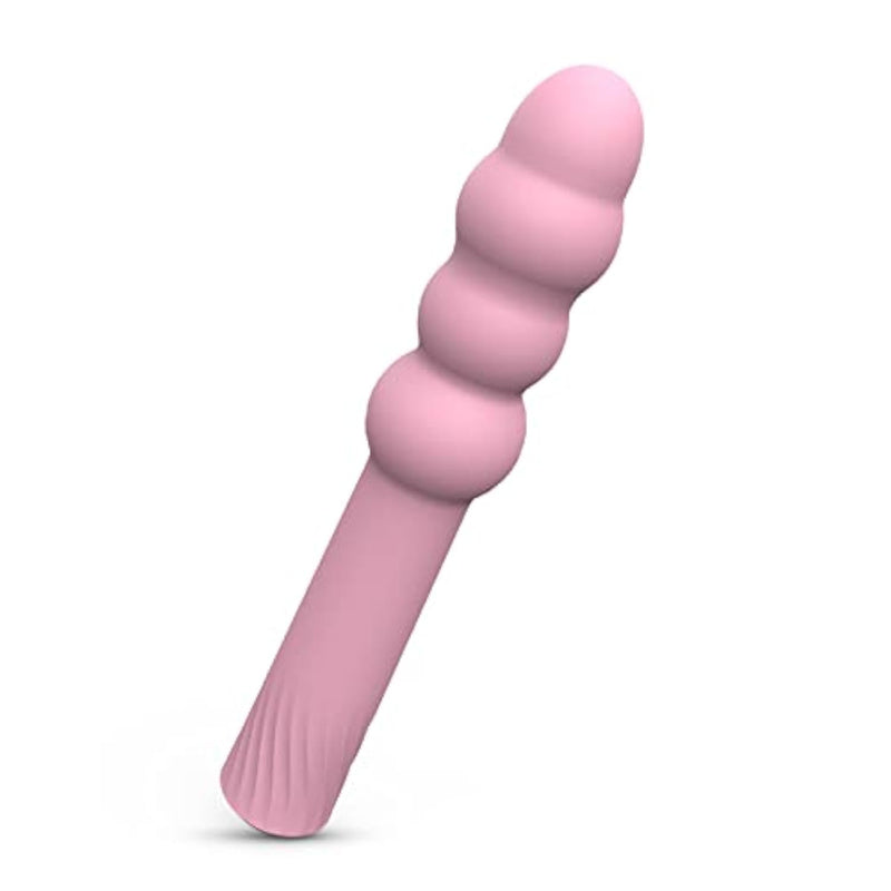 Fashionable Electric Silicone Massage Stick, Lollipop Shape, Can Be Used As Anal Plug, G-Point Stimulation, Simple And Rough Multi-Frequency Vibration, Strong Vision And Feeling (Pink)