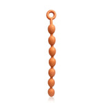 Liquid Silicone Anal Plug Extra Long Anal Beads Butt Plug With Safe Pull Ring Design Anal Chain Anal Sex Toys Adult Sex Toys For Women Men And Couples (S)