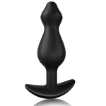 Silicone Anal Beads Butt Plug for Men and Women - Long Neck and Narrow Flared Base Prostate Massager