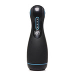 16X Ultra Realistic Milker Masturbator Pro, Suction, Vibration, Squeezing - Triple Sensation, Black