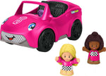 ‹Barbie Convertible By Fisher-Price , Push-Along Vehicle With Sounds And 2 Figures For Toddler And Preschool Pretend Play