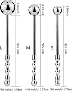 Stainless Steel Massage Wand – Handheld Metal Dildo & Anal Probe for Pleasure