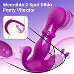 Wearable Remote Control Vibrator with 10 Thrusting Modes for G-Spot & Clitoral Pleasure