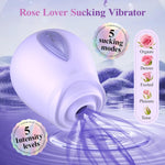 Rose Sucking Vibrator – 5 Suction Modes & 5 Intensities for Clitoral Stimulation