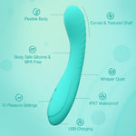 Powerful G-Spot Vibrator – Soft Silicone Dildo for Clitoral, Anal & Deep Massage