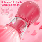Sucking & Licking Vibrator – Clitoral & Nipple Stimulator with 4 Suction Modes