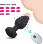Wireless Remote Anal Plug – 10 Vibration Modes, Rechargeable & Waterproof Prostate Massager for Men & Women
