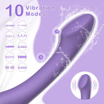 G-Spot Vibrator – Curved Silicone Stimulator with 10 Powerful Vibration Modes