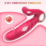 Dual-Action G-Spot & Clitoral Vibrator – Thrusting Dildo with 10 Vibe & 5 Speed Modes