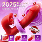 APP-Controlled Thrusting & Vibrating Dildo – G-Spot, Clitoral, & Anal Stimulator