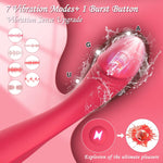 G-Spot Vibrator & Clitoral Wand, 7 Vibration Modes, Red Anal Massager Toy