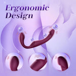 Strapless Double-Ended Vibrating Dildo with Remote Control & 7 Vibration Modes