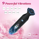 Remote-Controlled Mini Bullet Vibrator – Discreet G Spot Toy with 9 Modes for Couples