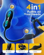 Thrusting Prostate Massager – App Control, 8 Modes, Vibrating Butt Plug & Cock Ring