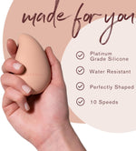 Wave Rechargeable Personal Massager – 10 Speed Vibrator for Women & Couples, Travel-Friendly