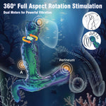 Remote-Controlled 360° Rotating Prostate Massager with 9 Modes for Men & Women