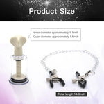 Adjustable Nipple Sucker & Clamp Set – Non-Piercing Stainless Steel Clips for All