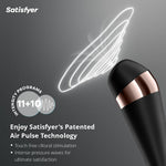 Pro 3+ Air Pulse Clitoral Stimulator | Waterproof, Rechargeable & Skin-Friendly