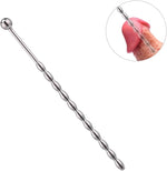 Stainless Steel Multi-Bead Urethral Dilator Plug for Male Stimulation & Play