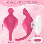 Wearable Clitoral Vibrator – Discreet Butterfly Panty Massager with Remote Control
