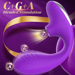 3-in-1 Adjustable Sucking Vibrator for Women, 10 Suction & Vibration Modes