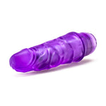 Blush B Yours Vibe #3 Dildo 7.75" - Realistic Vibrating Cock, Flexishaft - Multi-Speed Twist Dial, Waterproof, Lifelike Texture Adult Penis Sex Toy For Women, Men & Couples - (Purple)