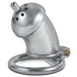 Chastity Cage With Silicone Catheter Stainless Steel Cock Cage With 3 Sizes Penis Ring Male Urethra Dilator Bondage Chastity Devices Bdsm Sex Toys For Adult (Large-45Mm)