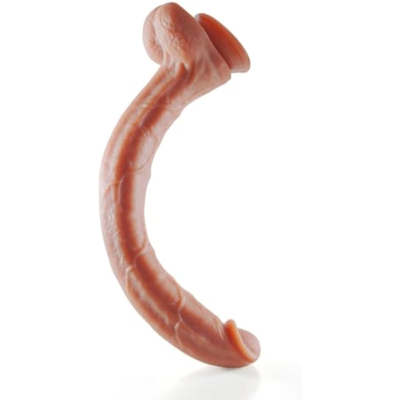 17.3 Inch Super Long Dildo, Realistic Silicone Huge Big Anal Dildo With Strong Suction Cup, Soft Giant Dildo With Balls For Deepest Sex, Penis Thick Large Dildo Sex Toy For Women Men Gay