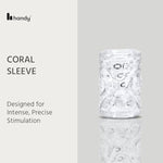 The Handy Coral Penis Sleeve Mermaid Collection - Open-Ended Masturbation Sleeves Stroker, Adult Sex Toys for Men