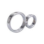 Metal Delay Penis Ring Figure Eight Shape Double Ring Cock Ring For Male