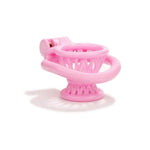 Negative Chastity Cage Male Flat Chastity Cage For Men Inverted Chastity Cage Plastic Chastity Devices Sissy Chastity Cage Penis Cage Cock Cage Bdsm Cage (A,Pink)