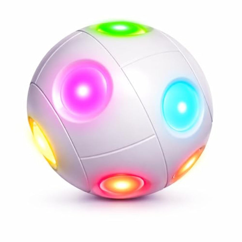6 In 1 Brain & Memory Game Ball With Shake Detection Games, Cool Stocking Stuffers Toys, Christmas Gifts Ideas For Kids, Teens, Boys & Girls Ages 5 6 7 8 9 10 11 12+ Year Old, Fidget & Sensory