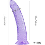 Realistic Suction Cup Dildos Real Dong G Spot Stimulator Female Masturbation Toys Adult Sex Toys For Beginners Women Lesbian(Purple)