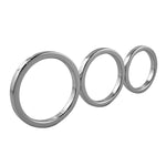 Thin Metal Smooth Penis Locking Ring Male Trainer Penis Cock Ring Masturbation Exercise Cock Ring Sex Toys