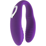 Rechargeable 12-Frequency U-Shaped Vibrator Wearing Vibrator Couple Sex G-Spot-Purple