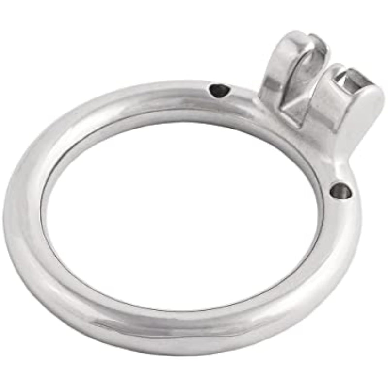 Male'S Flat Closed Base Ring For Stainless Steel Chasity Cages Device Virginity Lock Jh040 40Mm