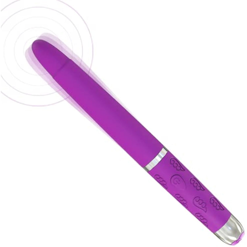 Female Pleasure Massage Pen, Nipple Clitoral Stimulator Vibrator Wand Mini Dildo G-Spot Bullet Vibrator,10 Frequency Powerful Vibration?Adult Sex Toys& Games For Women And Couples (Purple)