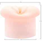 2Pcs Penis Pump Masturbator Sleeve Realistic Vagina Cover Replacement Sealing Cap For Male Enhancement Stronger Bigger Erections Pump (Flesh)