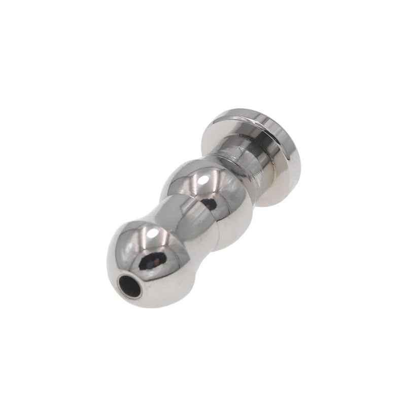 Short Hollow Urethral Sound Stainless Steel Urethral Dilators With Bead Penis Plug Catheter Sounds Sex Toy Masturbation Rod For Men(13Mm)