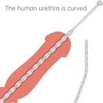 Urethral Sounds Beads Plug, Sex Toy Of Penis Plug Urinary Dilator Urethral Stimulation Masturbation Rod For Men (L)