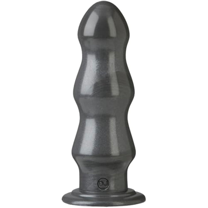 Doc Johnson American Bombshell - B-7 Tango - Vac-U-Lock Compatible Dildo - for Adults Only, Gunmetal Grey