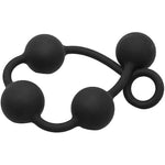 Sex Training Toy Pull Bead Silicone Anal Plug Sexy Gay Anal Plug Trainer L