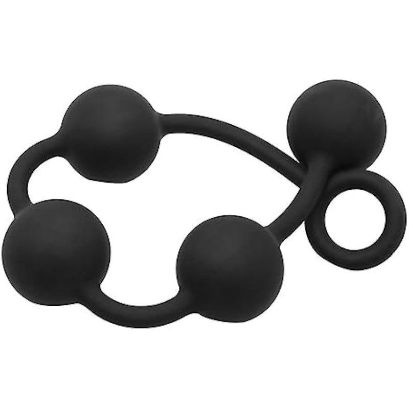 Sex Training Toy Pull Bead Silicone Anal Plug Sexy Gay Anal Plug Trainer L